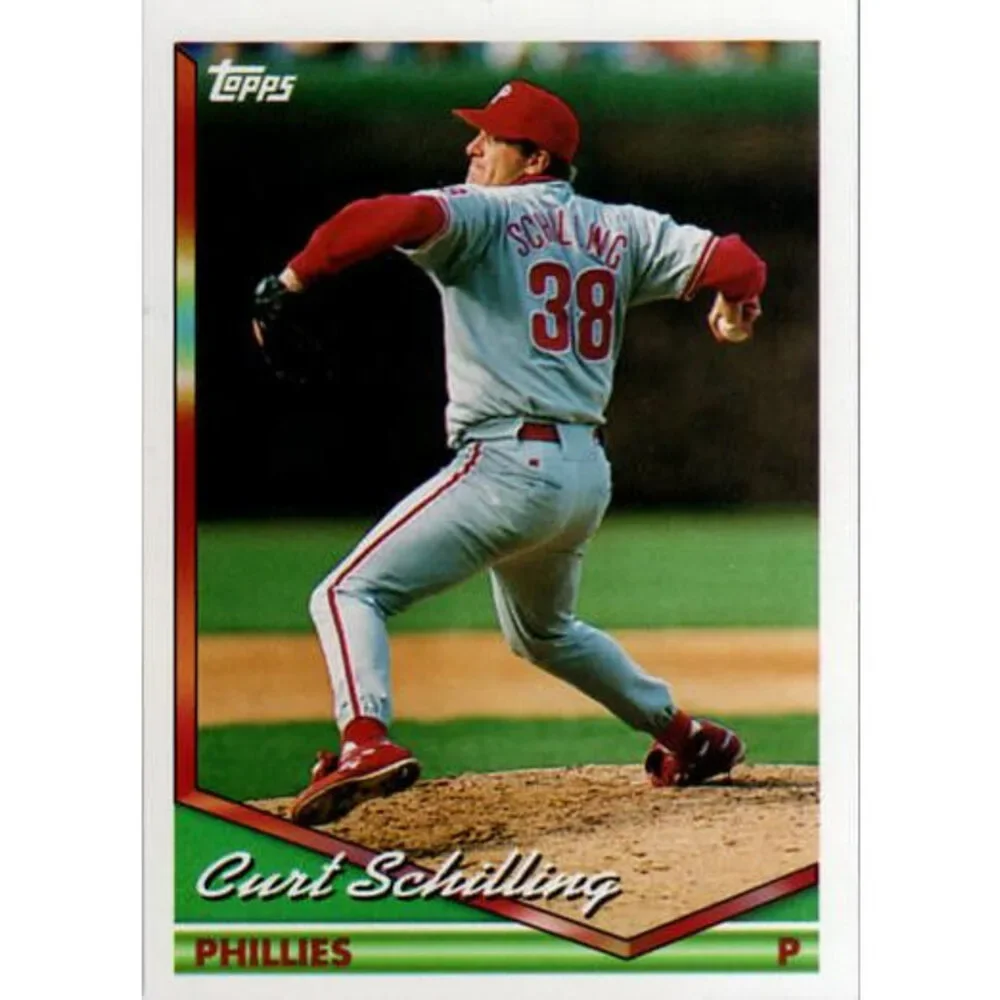 1994 Topps Curt Schilling # 142 Philadelphia Phillies